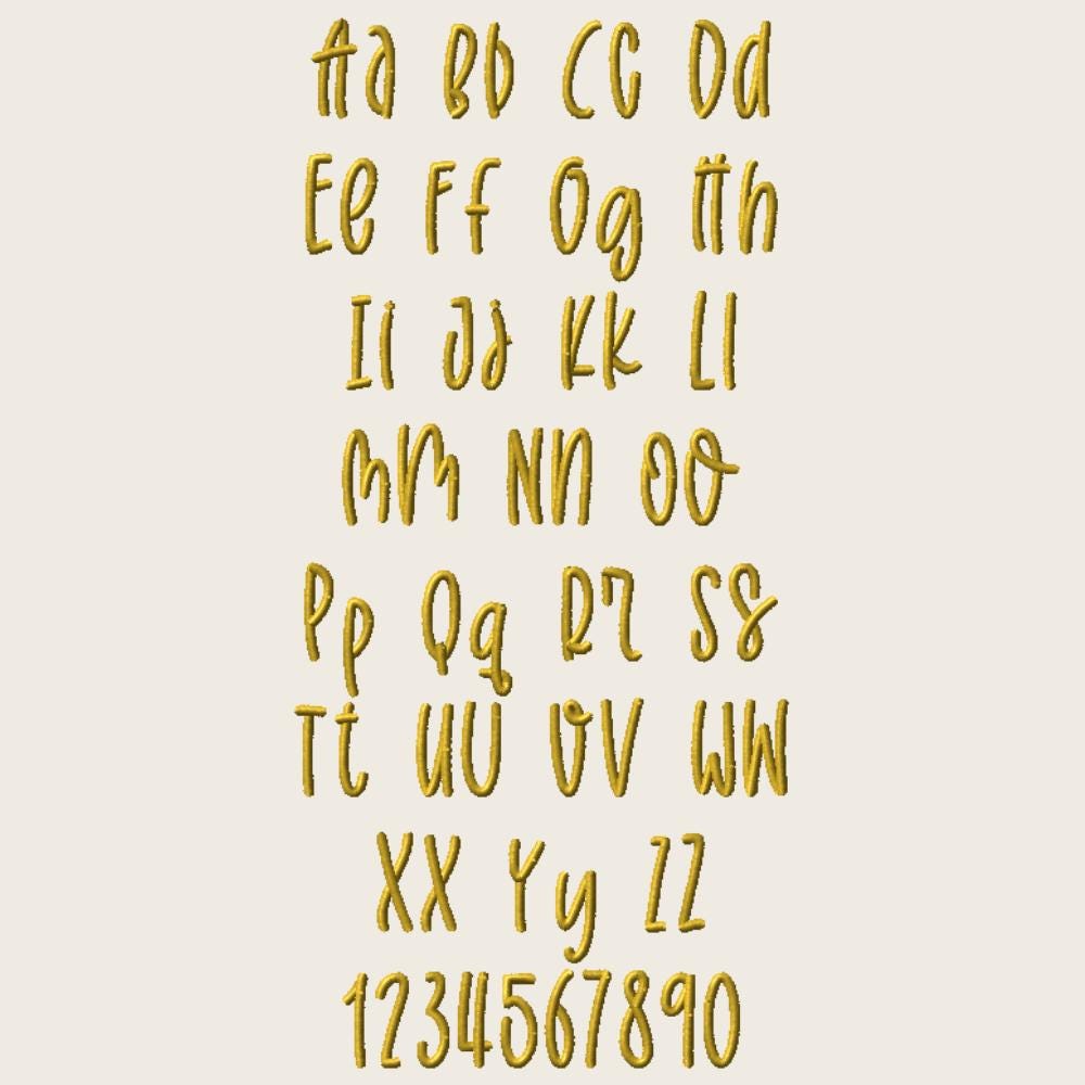 BX Embroidery Font' Lemon Quilt Native BX Embrilliance 13mm-125mm!