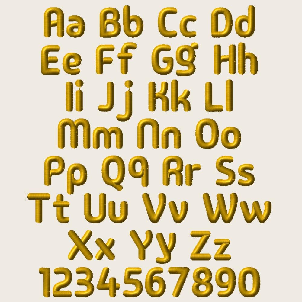 Native Bx Embroidery Font, Coastal Hug, For Embrilliance 13mm-125mm