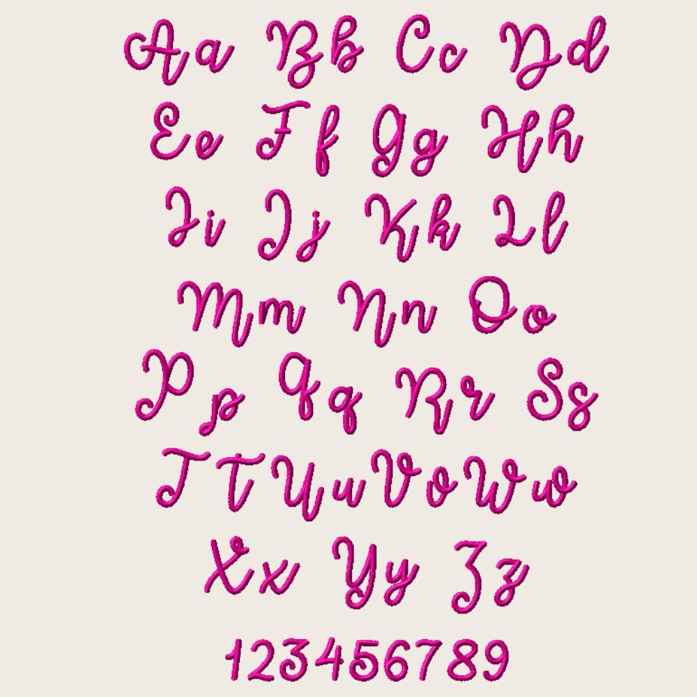 BX Embroidery Font' Coconut Drift, Native BX Embrilliance Alphabets