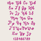 BX Embroidery Font' Coconut Drift, Native BX Embrilliance Alphabets