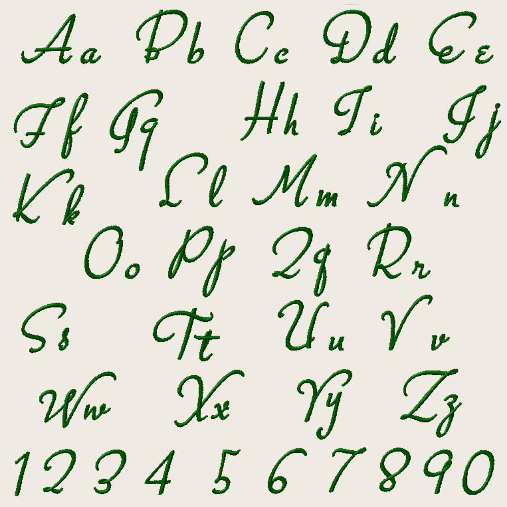 native BX embroidery font, Coastal Hug Resizable BX 13-125mm Edit!