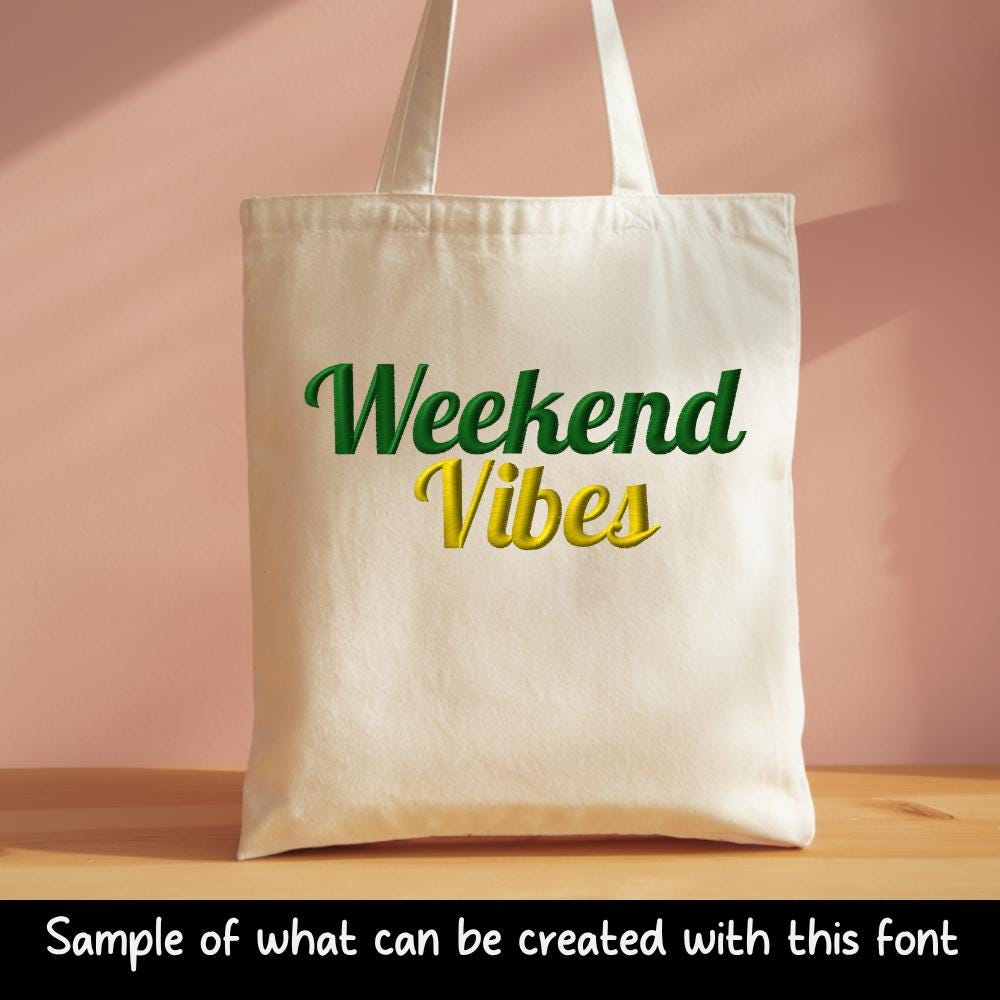 Native BX Font, Coastal Hug Embroidery Alphabet, Editable 13-125mm!