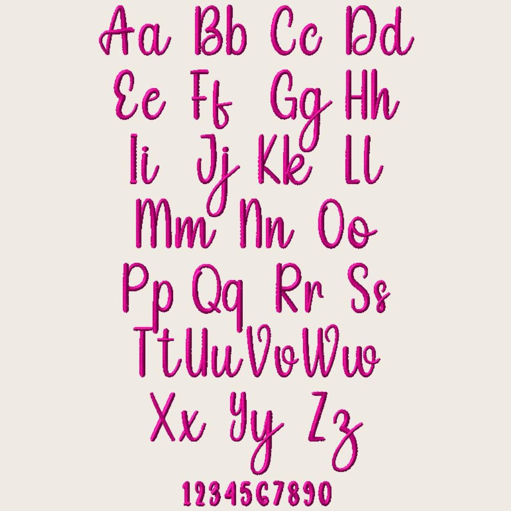 BX Embroidery Font, TwilightCrumbs Native BX Embrilliance 13-125mm