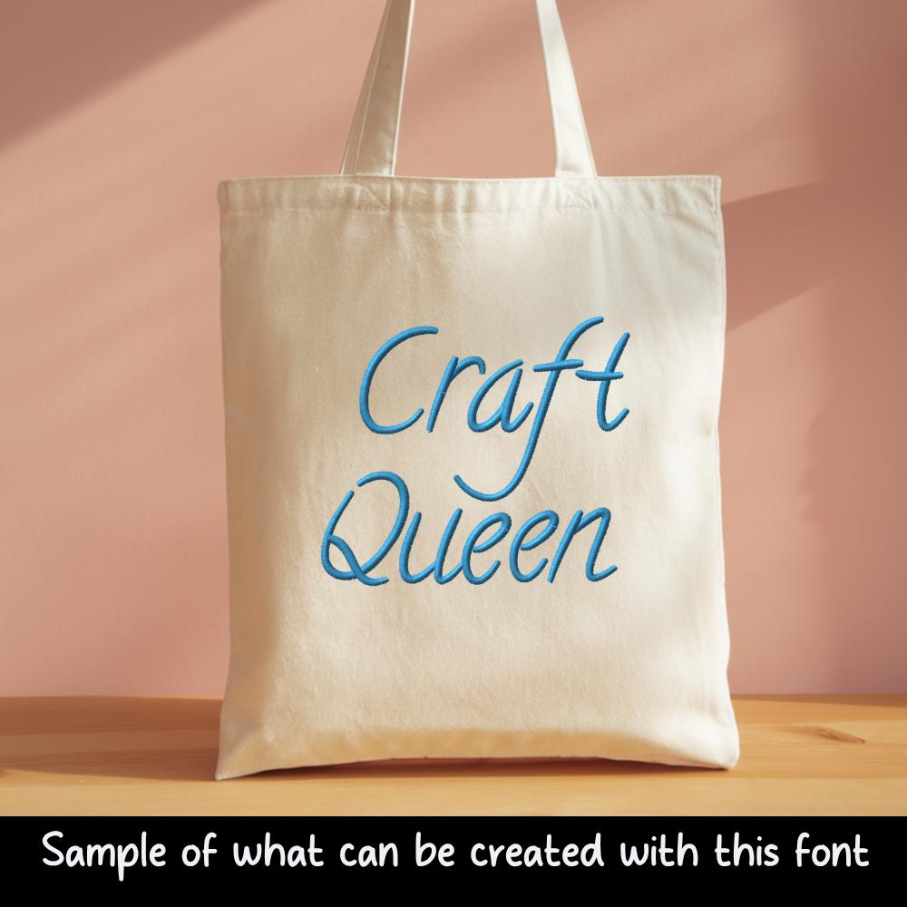 BX Embroidery Font, Coastal Hug Native BX, Embrilliance Compatible
