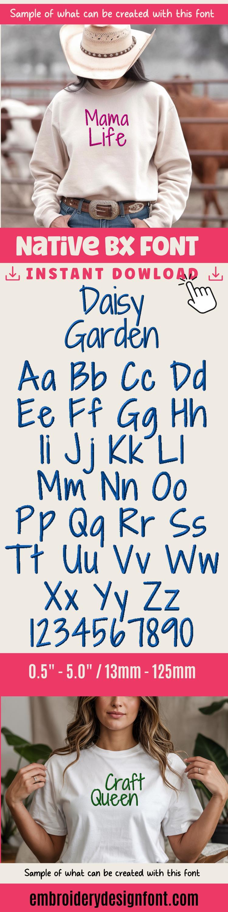 BX embroidery font' Coastal Hug BX Native, Embrilliance Ready13
