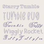 BX Embroidery Font', 10-Piece Embrilliance BX Native Alphabet Set