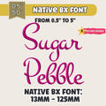 Embrilliance BX Font, Coastal Hug BX, 0.5-5" Embroidery Alphabet XL