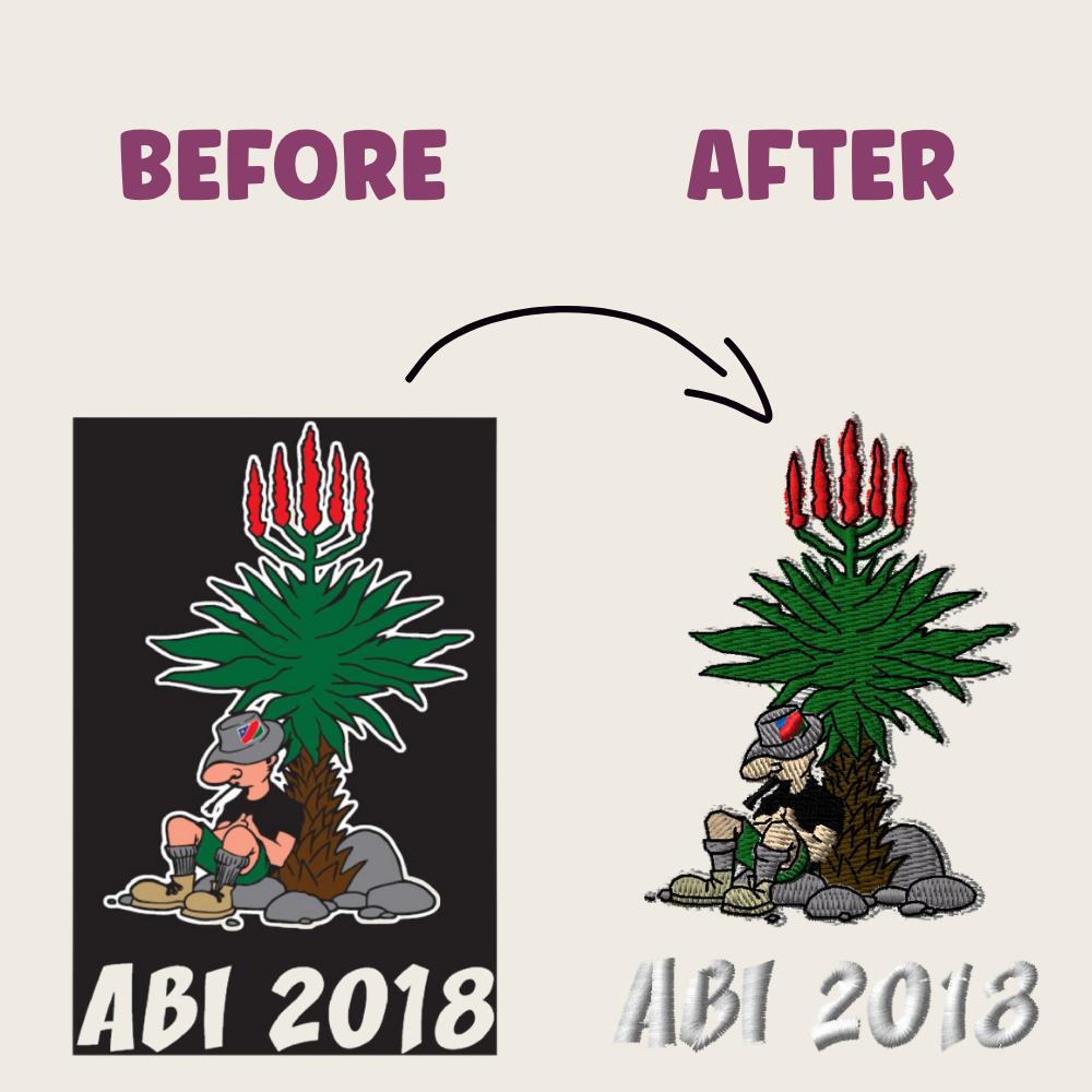 Custom Embroidery Digitizing, Logo & Image Digitize, DST/PES Files