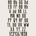 BX Embroidery Font' Rustic Dots Native BX Embrilliance 13mm-125mm
