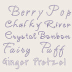 BX Embroidery Font, 10 Native BX Set, Embrilliance Floral Alphabets