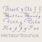 BX Embroidery Font, 10 Native BX Embrilliance Set Letters 13–125mm!