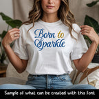 Bx Embroidery Font, Coastal Hug BX Native Font, 13–125mm Scalable!