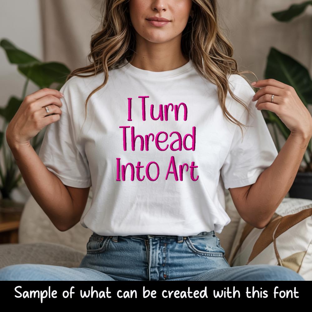 BX Embroidery Font' Puddle Jump Native Embrilliance BX 13-125mmUS