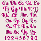 BX Embroidery Font, Coastal Hug Native BX Downloadable, 13-125mm.