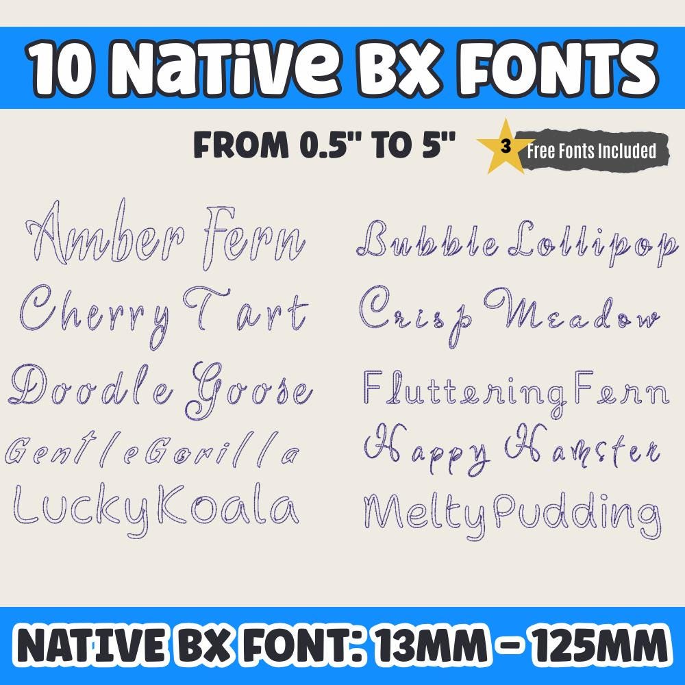 Bx Embroidery Font, 10 Native BX Embrilliance Vintage Alphabet Home