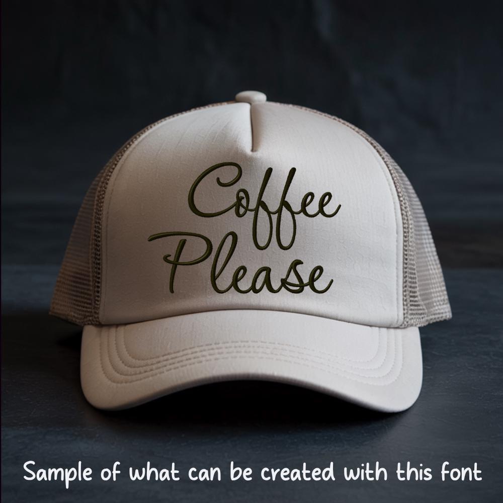 BX Embroidery Font', Coastal Hug Native BX Font, 13mm-125mm, Objs