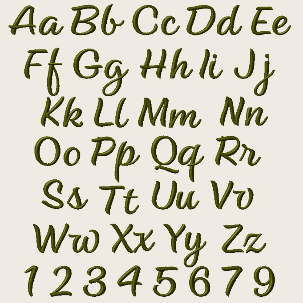 Native BX Font', Coastal Hug Embroidery Monogram, 13mm-125mm Free