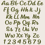 Native BX Font', Coastal Hug Embroidery Monogram, 13mm-125mm Free