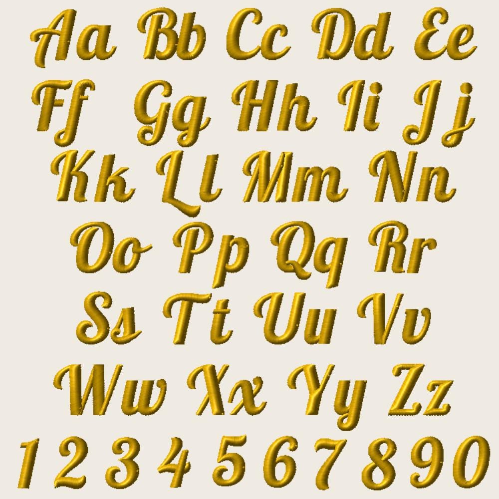 Native BX Font, Coastal Hug Embroidery Alphabet, Editable 13-125mm!