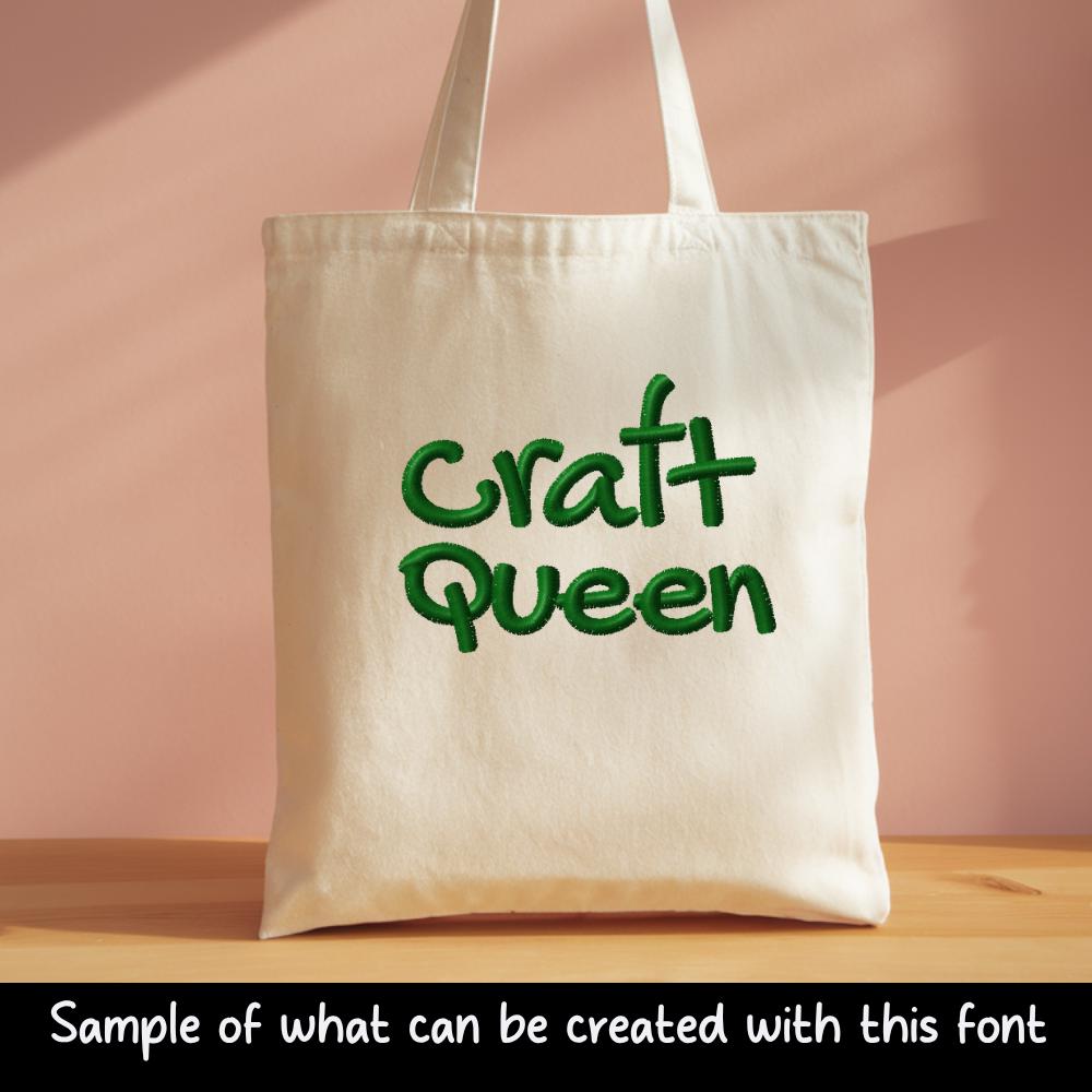 Native BX Font, Coastal Hug Embroidery, 13-125mm, Object, Editable