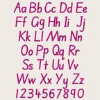 Native BX Font, Coastal Hug Embroidery Alphabet BX, 13-125mm Plus