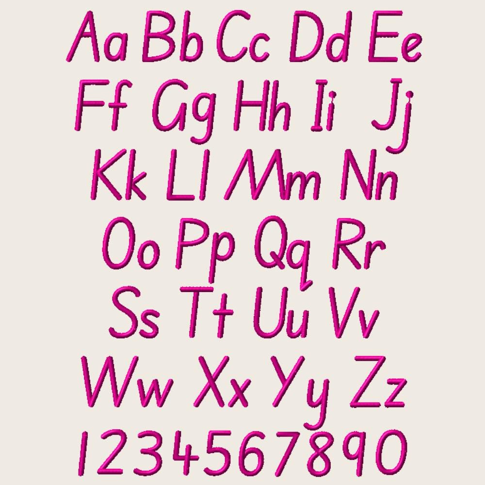 Native BX Font, Coastal Hug Embroidery Alphabet BX, 13-125mm Plus