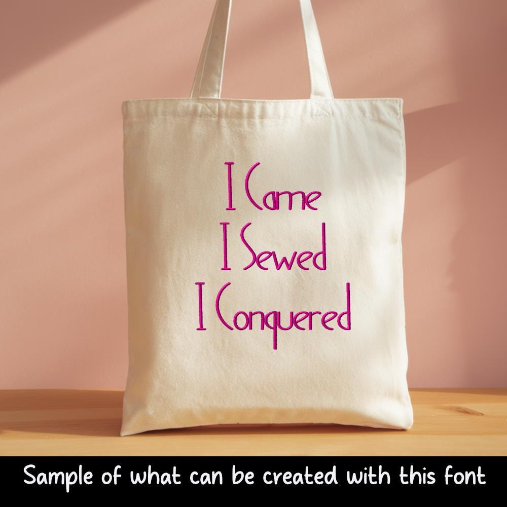 Native Bx Font, Coastal Hug Embroidery Font, 13mm-125mm, Editable!