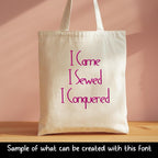 Native Bx Font, Coastal Hug Embroidery Font, 13mm-125mm, Editable!