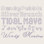 BX Embroidery Font Set, 10 Native BX Fonts For Embrilliance, 13