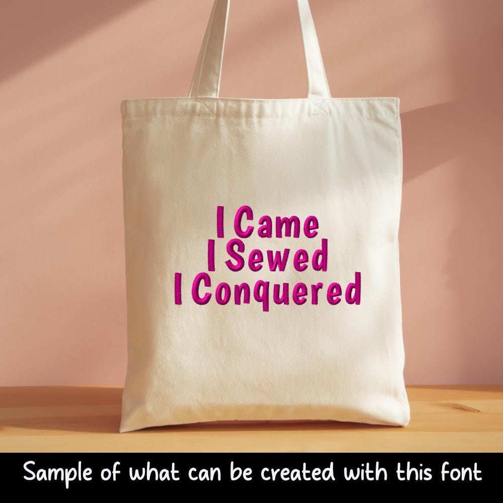 Native BX font, Coastal Hug Embroidery Font 13mm–125mm, Editable.
