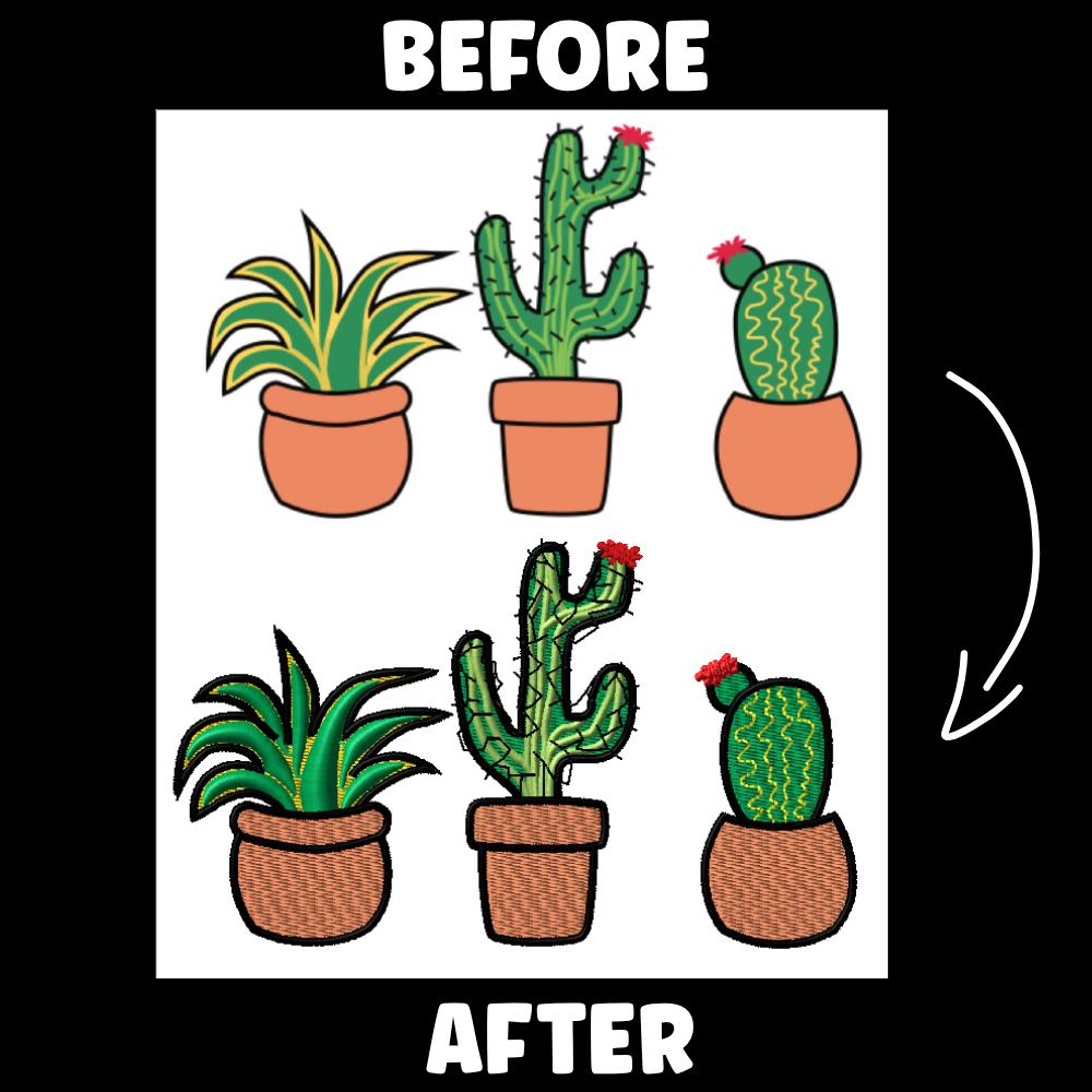 Custom Embroidery Digitizing, Logo & Patch Vector File For Apparel