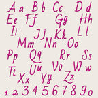 Native BX Embroidery Font Coastal Hug BX5, 13-125mm Editable Plus