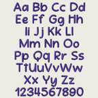 BX Embroidery Font, Daisy Quilt For Embrilliance Floral 13-125mm.