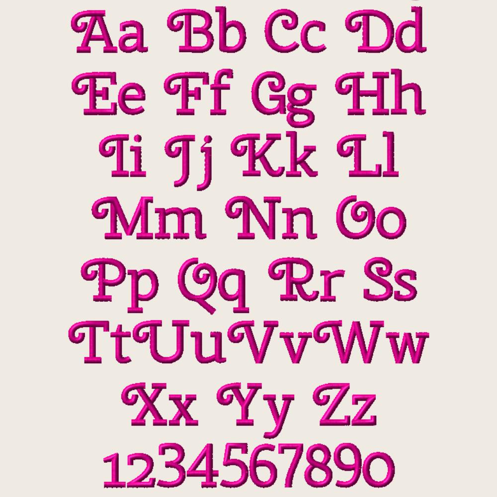 Embrilliance BX file' Coastal Hug BX Font, Native BX, 13-125mm XL