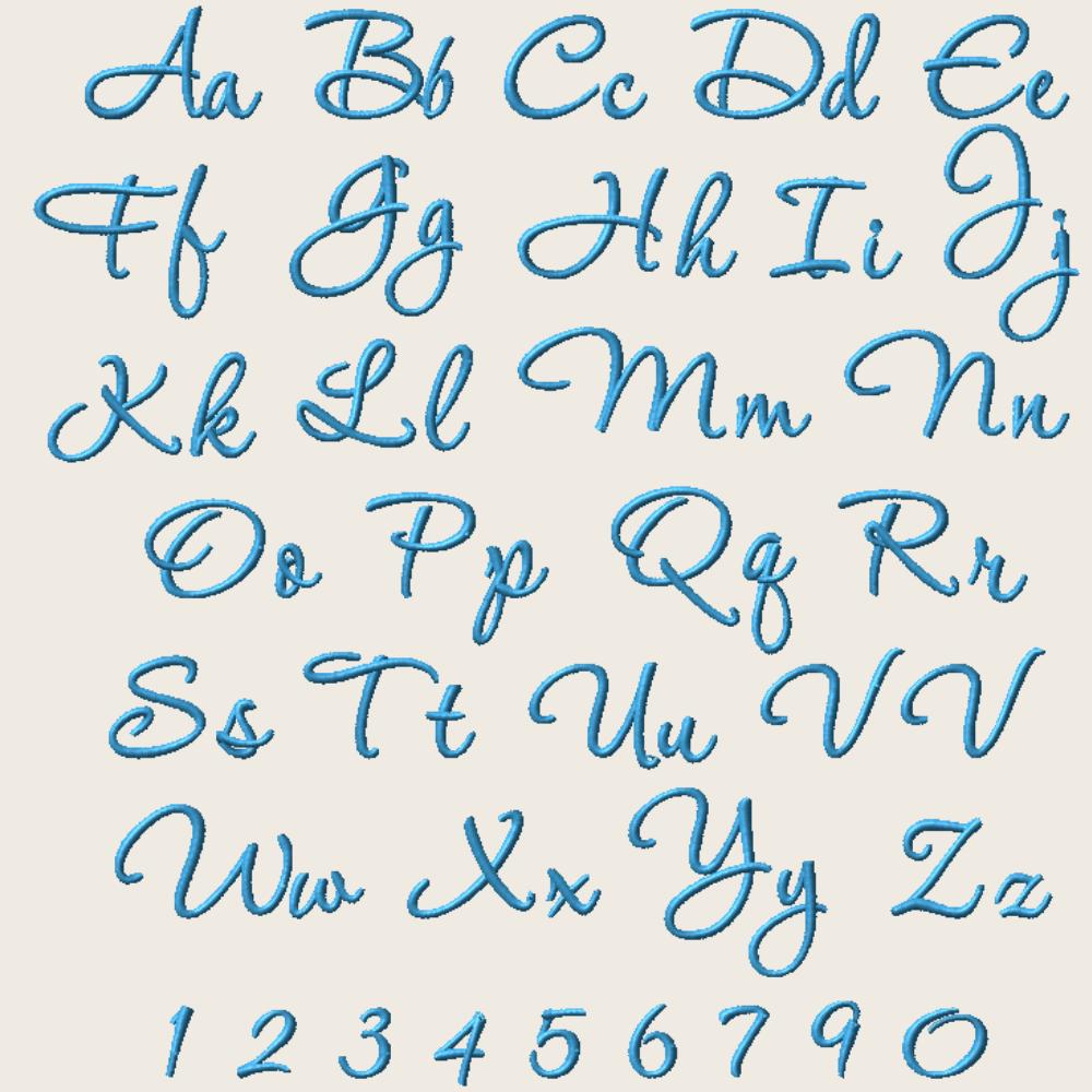 BX Embroidery Font', Coastal Hug Native BX Font, 13mm-125mm, Objs