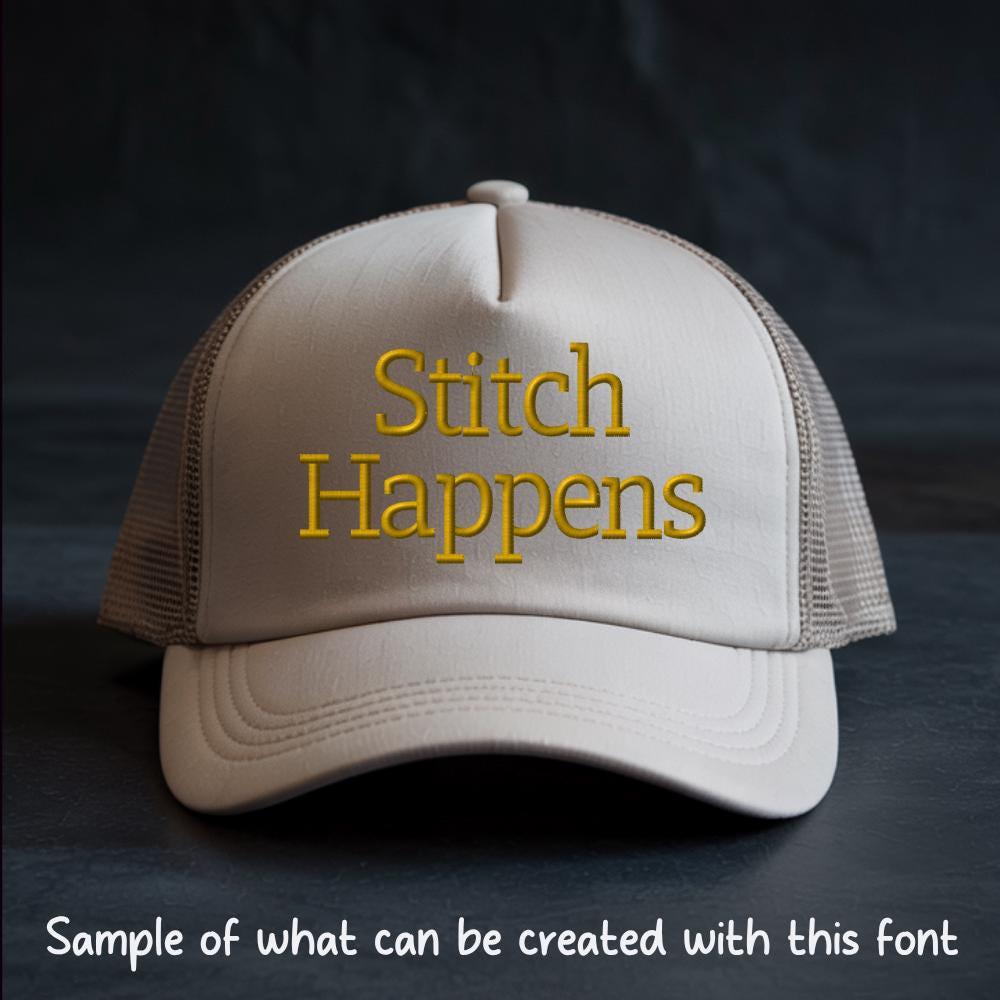 Native BX Embroidery Font, Coastal Hug Script, 13mm-125mm Editable