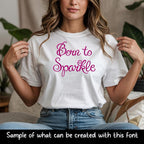 Native Bx Embroidery Font, Coastal Hug BX, 13-125mm Embrilliance v1