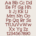 BX Embroidery Font' Happy Sprout Native BX Embrilliance, 13-125mm