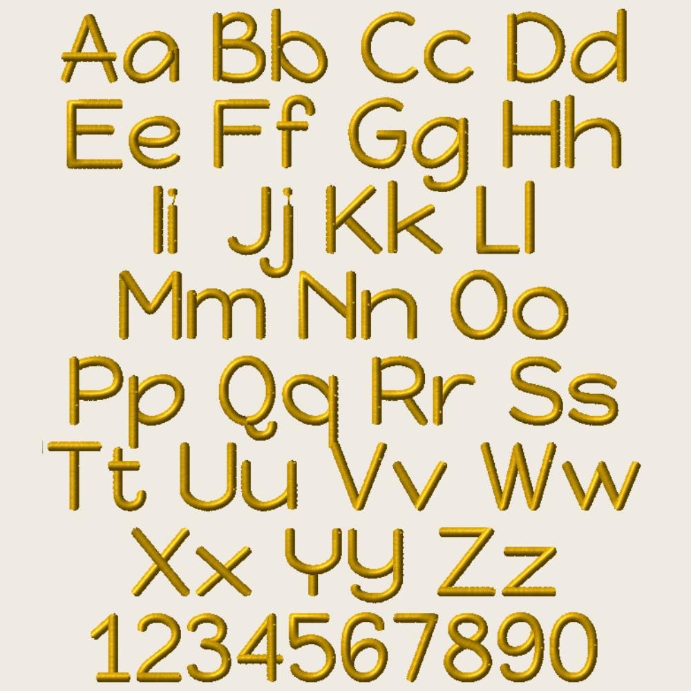 Native BX Embroidery Font, Coastal Hug Script, Edit, 13mm To 125mm