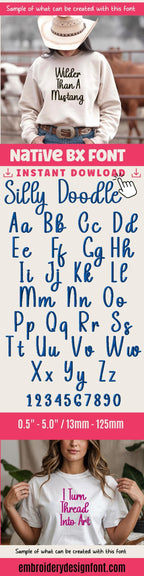 Native BX Font, Coastal Hug Embrilliance Embroidery Alphabet BX.