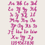 Native BX Font', Pumpkin Whisk BX Embroidery Font, 13-125mm Home.