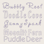 BX Embroidery Font Set, 10 Native BX Fonts For Embrilliance, 13