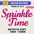 Native BX Font, Coastal Hug Resizable 0.5-5in Embroidery Alpha BX