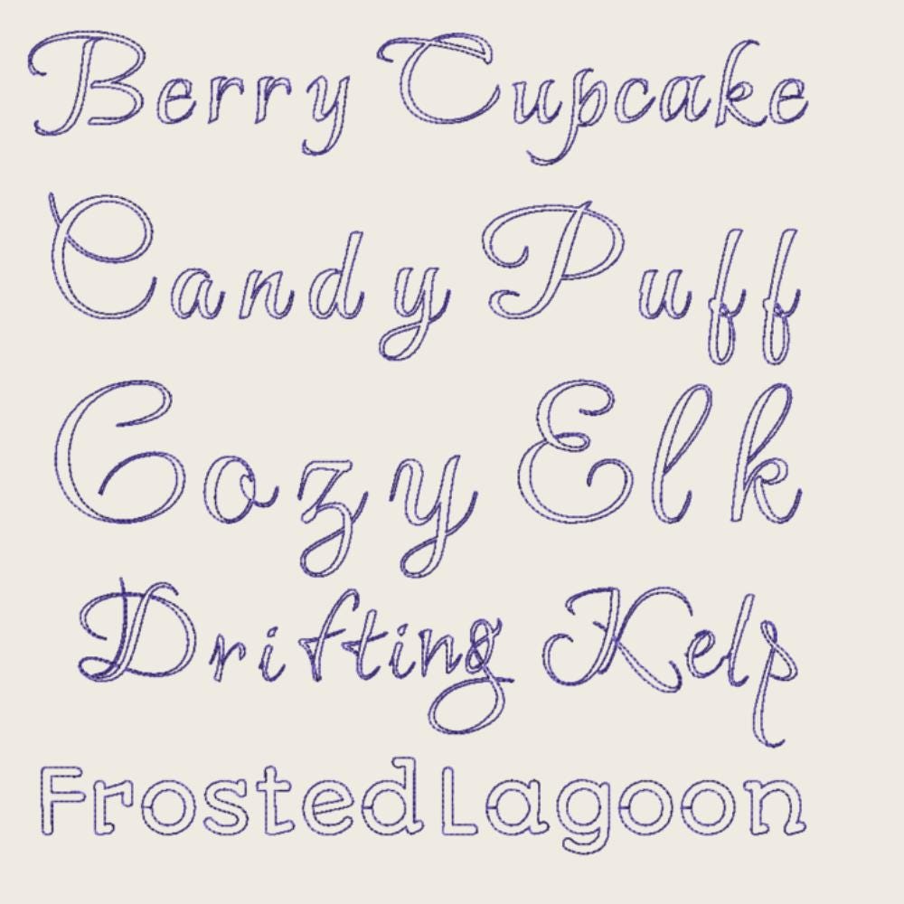 BX Embroidery Font', 10 Native BX Embrilliance Vintage Alphabet Set