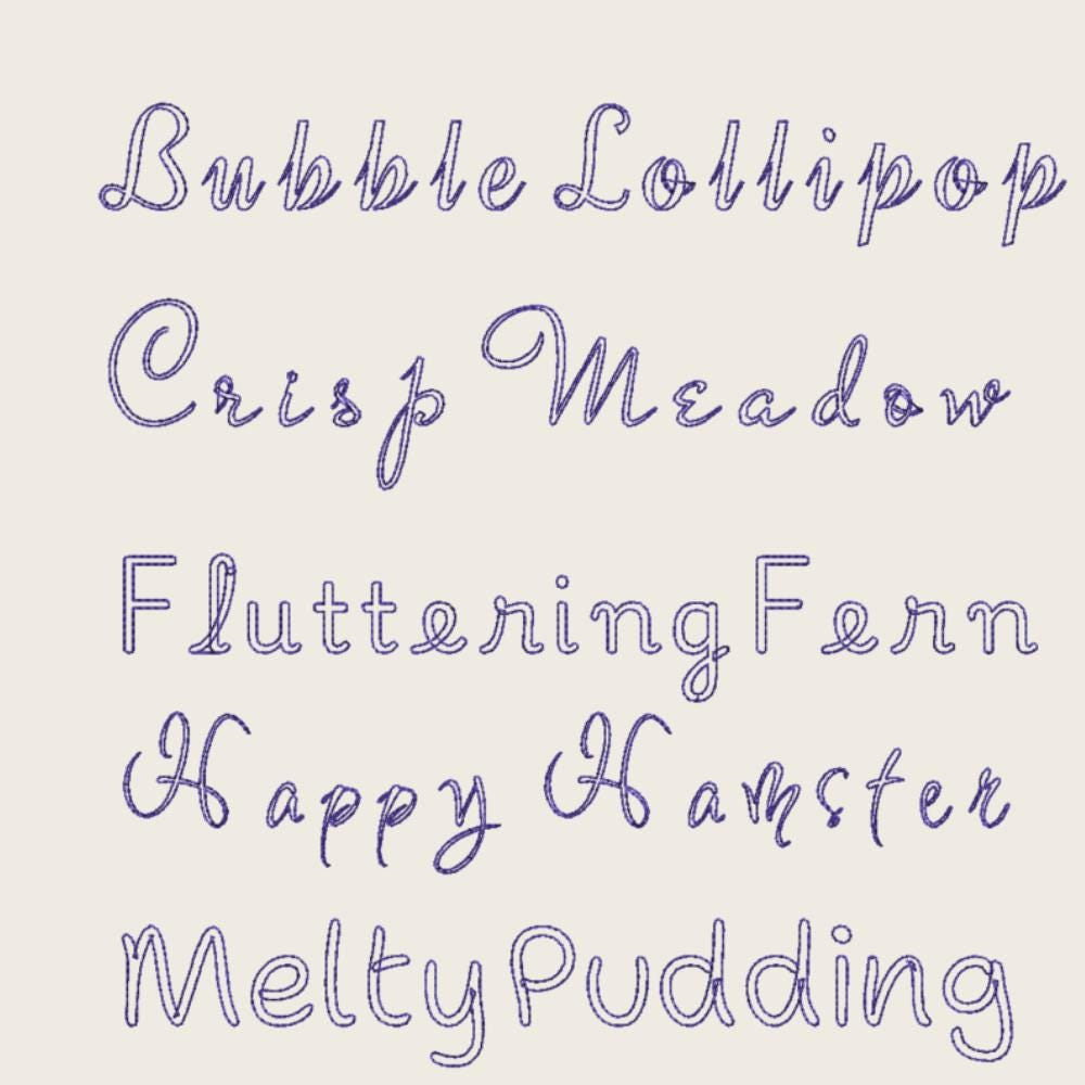 Bx Embroidery Font, 10 Native BX Embrilliance Vintage Alphabet Home