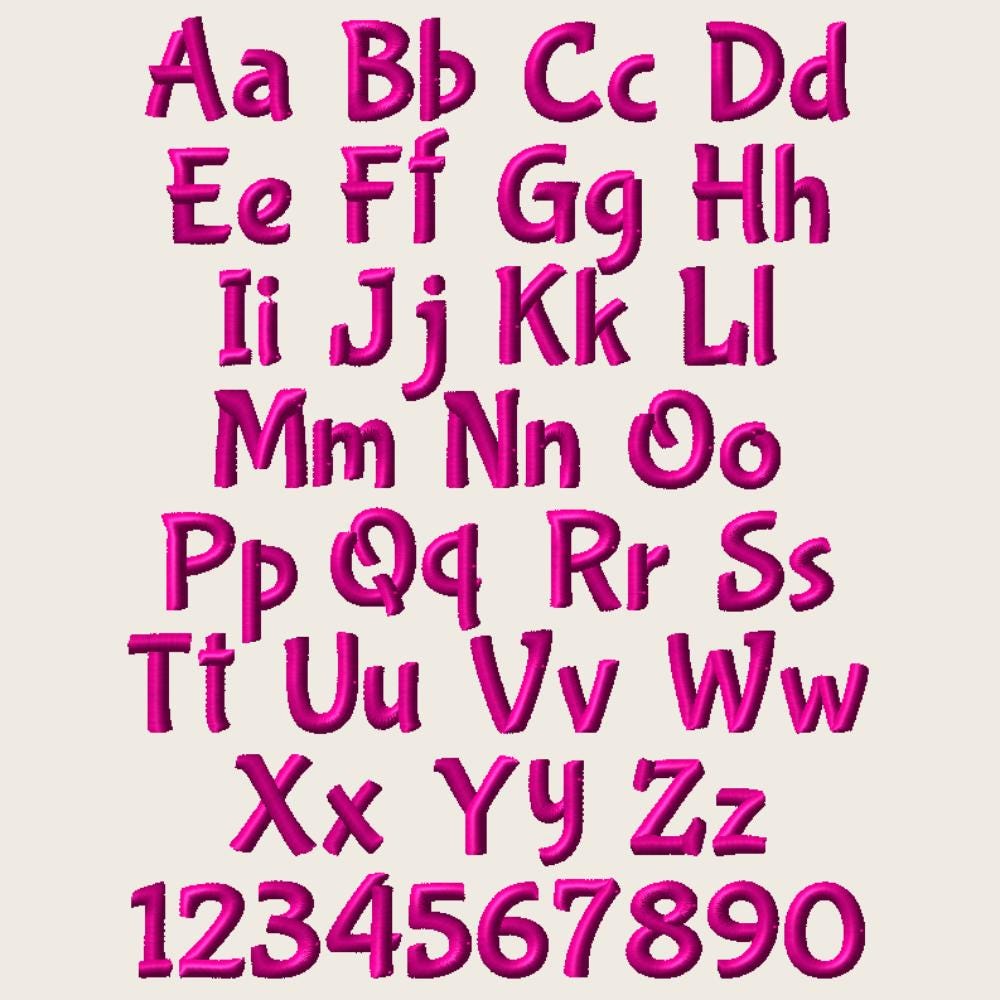 Native BX Font, Coastal Hug Embroidery Font, Editable, 13mm–125mm