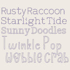 BX Embroidery Fonts' Native BX Embrilliance 10-Font Set 13mm–125mm