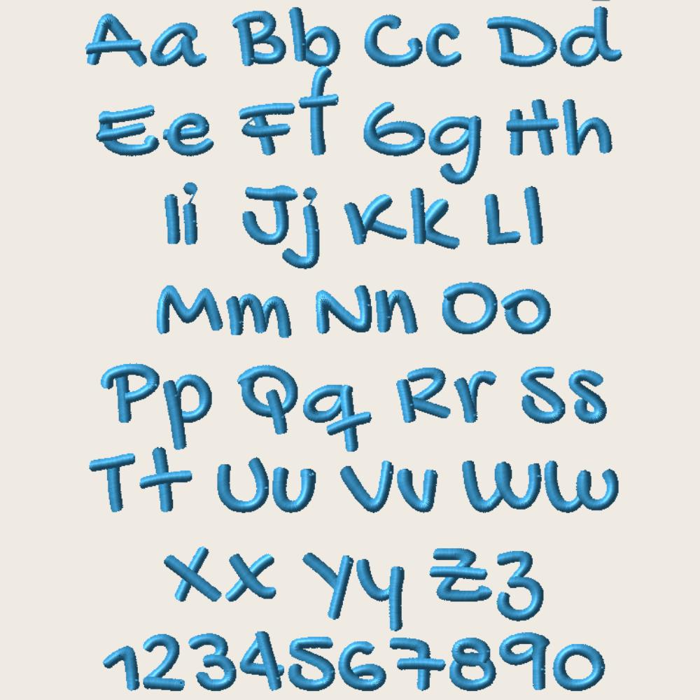 Native BX Font, Coastal Hug Embroidery, 13-125mm, Object, Editable