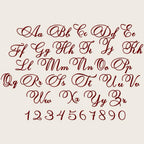 BX Embroidery Font' Thick Script Pebble Parade, 13–125mm, Cursive