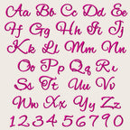 Machine Embroidery Font, BX Cursive Monogram Script, 11 Sizes PES